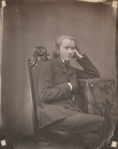 Johannes Brahms, Leipzig,1853 (photo) - Bertha Wehnert Beckmann