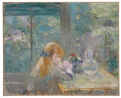 Dans la véranda, 1884 - Berthe Morisot