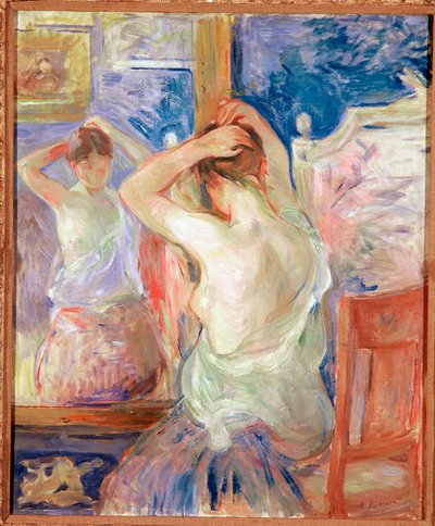 Devant le miroir - Berthe Morisot