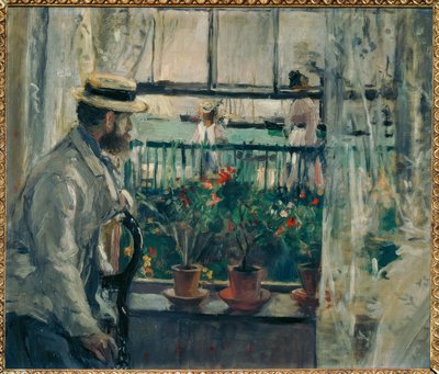 Intérieur, Île de Wight - Berthe Morisot