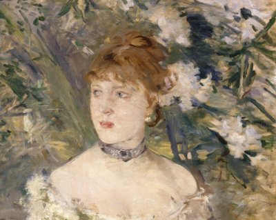 Jeune femme en robe de bal - Berthe Morisot