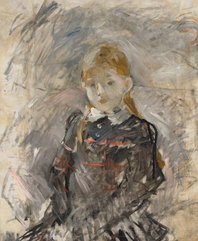 Petite fille aux cheveux blonds - Berthe Morisot