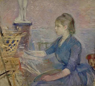 Paule Gobillard (1867-1946) peignant - Berthe Morisot