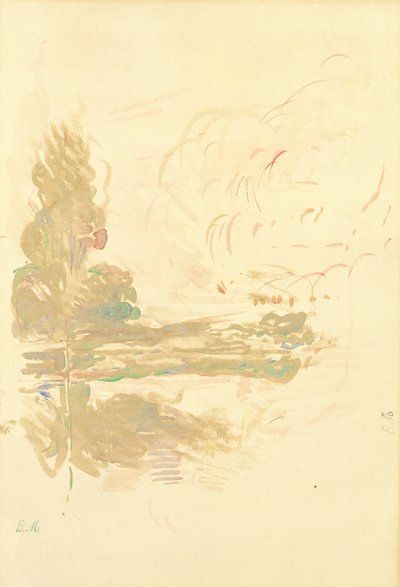Reflets dans la Seine, 1890 - Berthe Morisot