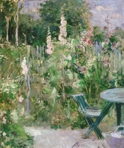 Roses trémières - Berthe Morisot