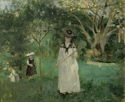 La Chasse aux papillons, 1874 - Berthe Morisot