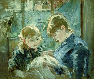 La Leçon de Couture, 1884 - Berthe Morisot