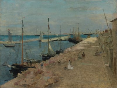 Le port de Cherbourg - Berthe Morisot