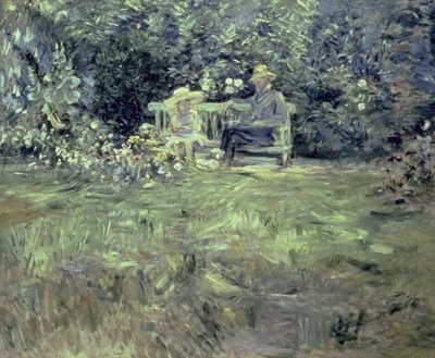 La Leçon dans le Jardin - Berthe Morisot