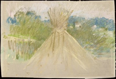 La petite meule de foin, 1882 - Berthe Morisot