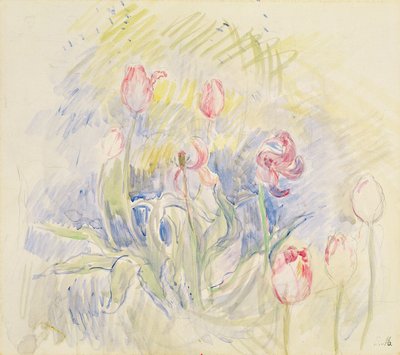 Tulipes, 1890 - Berthe Morisot
