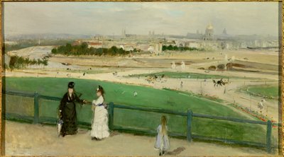 Vue de Paris depuis les hauteurs du Trocadéro - Berthe Morisot