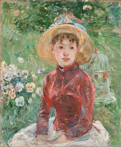 Jeune fille sur l