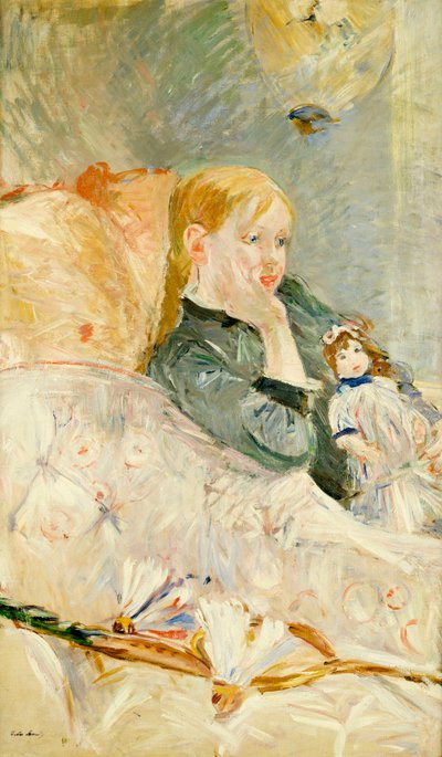 Jeune fille avec une poupée, 1896 - Berthe Morisot