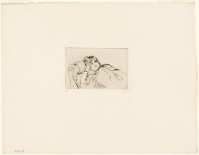 Jeune femme au repos - Berthe Morisot