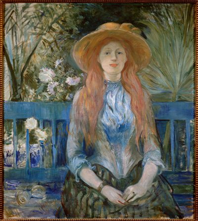 Jeune fille dans un parc - Berthe Morisot