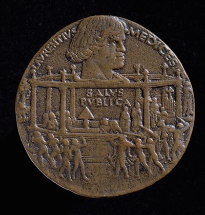 Médaille avec la tête de Lorenzo De