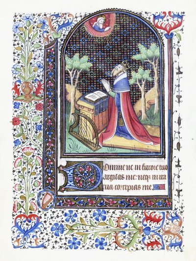 David en prière, c.1460 - Besancon School