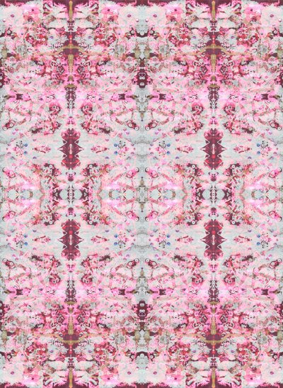 Burgandy Rose, 2015 (technique mixte, illustration, numérique) - Beth Travers