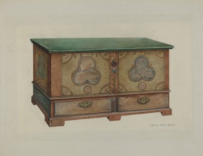 Coffre allemand de Pennsylvanie - Betty Jean Davis