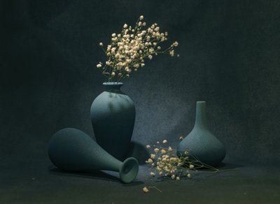 Nature morte aux teintes bleutées - Betty Liu