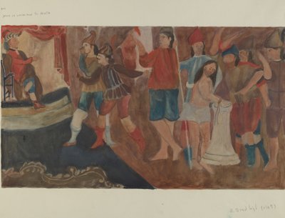 Station de la Croix No. 1 : Jésus est condamné à mort - Beulah Bradleigh