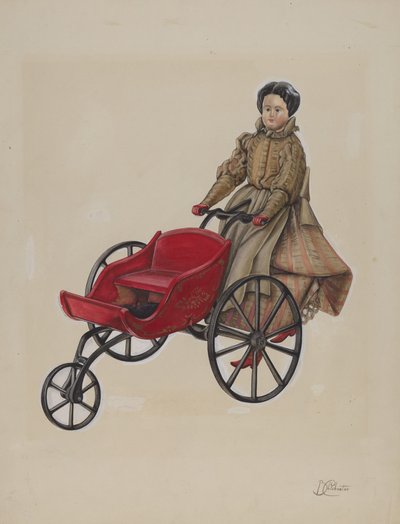 Chariot et poupée - Beverly Chichester