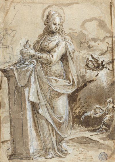 Marie Madeleine [verso] - Biagio Pupini