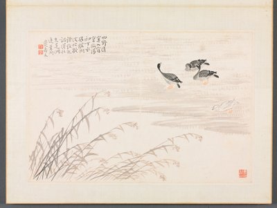 Album de calligraphie et de peintures - Bian Shoumin