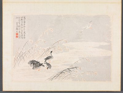 Album de calligraphie et de peintures - Bian Shoumin