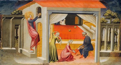 Saint Nicolas fournissant des dots, 1433-35 - Bicci di Lorenzo
