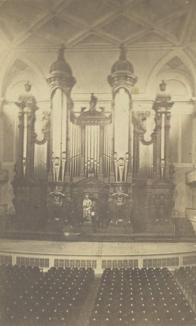 Grand Orgue, dans Music Hall, Boston, Mass, vers 1900 - Bierstadt Brothers