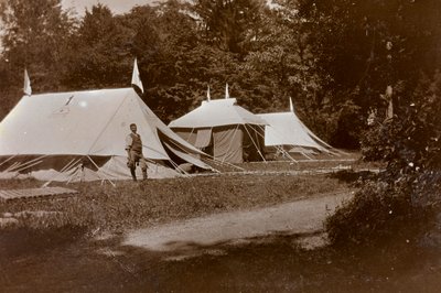 Album de la Première Guerre mondiale en Frioul-Vénétie Julienne : tentes d