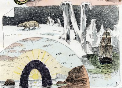 Lettre N (Nord, Neige, Nuit, Navire) - Bigot Valentin Bigot Valentin