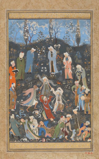 Derviches dansants, Folio d