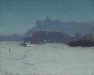 Québec depuis le port - Lowell Birge Harrison