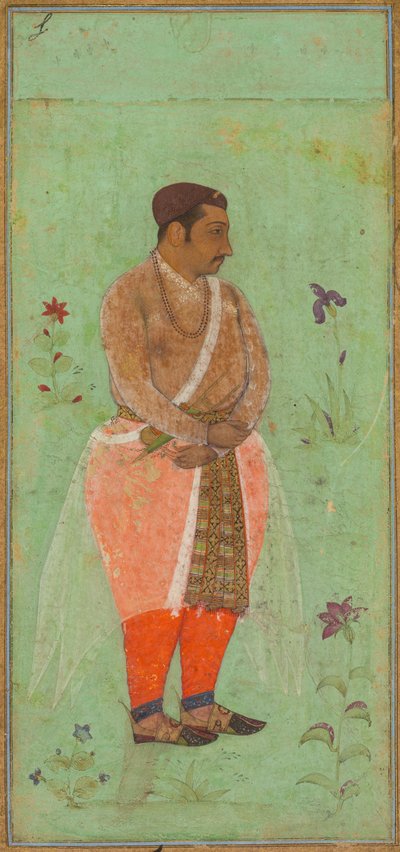 Portrait de Suraj Singh Rathor, Raja de Marwar et oncle maternel de Shah Jahan..., vers 1600 - Bishandas