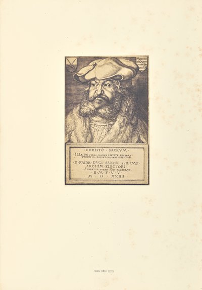 Frédéric, électeur de Saxe - Bisson Frères