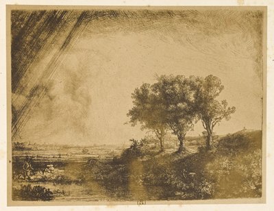Le Paysage aux Trois Arbres - Bisson Frères