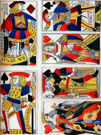 Cartes à jouer, XVIe siècle, 1849 - Bisson and Cottard