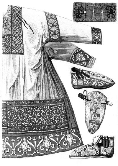 Vêtements royaux de Charlemagne 742-814, 15ème siècle 1849 - Bisson and Cottard