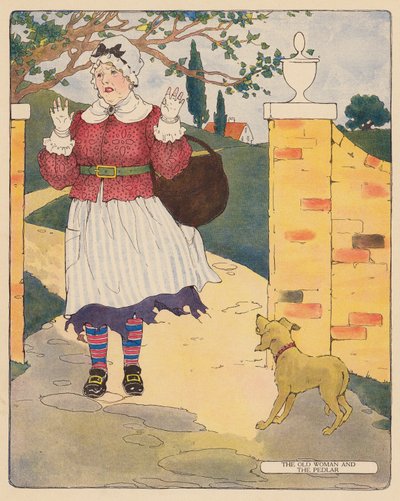 Comptine : La vieille femme et le colporteur - Blanche Fisher Wright