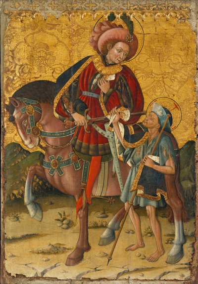 Saint Martin partageant son manteau, c. 1440 - Blasco de Granen
