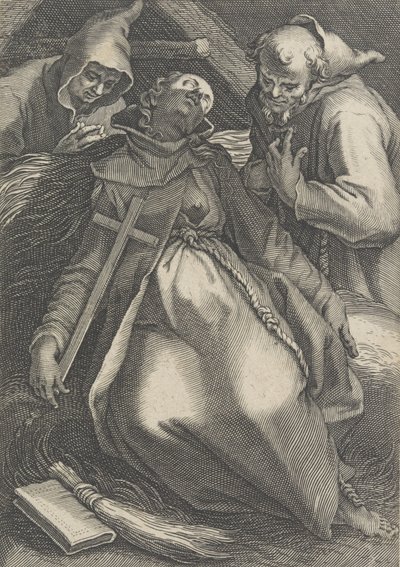 Sancta Euphrolyna, de la série Hermites féminines, 1600-1633 - Boetius Adams Bolswert