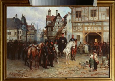 Général Gebhard Leberecht von Blücher avec les cosaques à Bautzen - Bogdan Willewalde