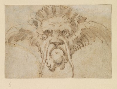 Masque grotesque - Bolognese School
