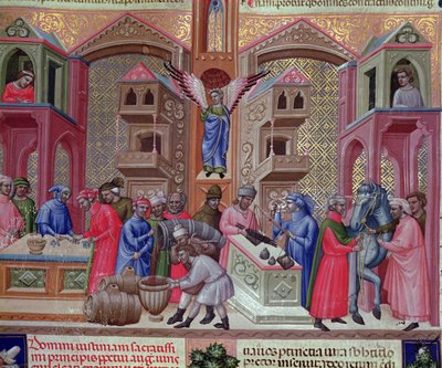 Guilde des marchands, tirée du manuscrit 