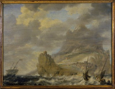 Le port de Tenerife - Bonaventura Peeters