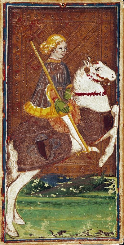 Carte du jeu de Tarot de la famille Visconti de Bonifacio Bembo (1420-1482), milieu du XVe siècle - Bergame, Galleria dell