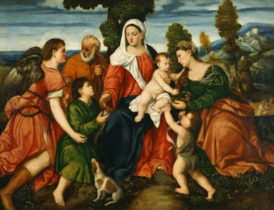 La Sainte Famille avec Tobie et l